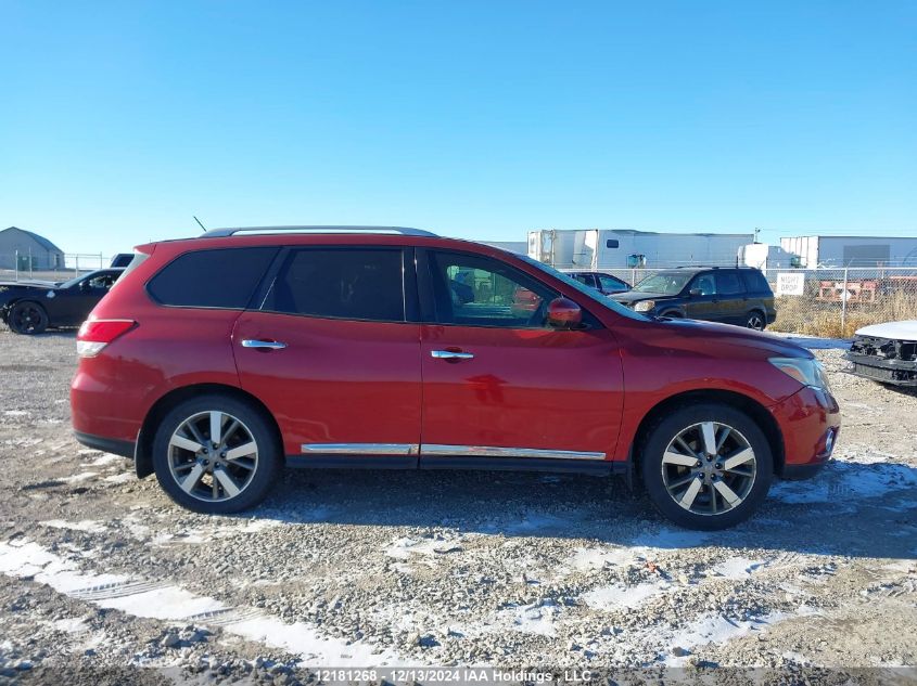 2013 Nissan Pathfinder S/Sv/Sl/Platinum VIN: 5N1AR2MM3DC601017 Lot: 12181268