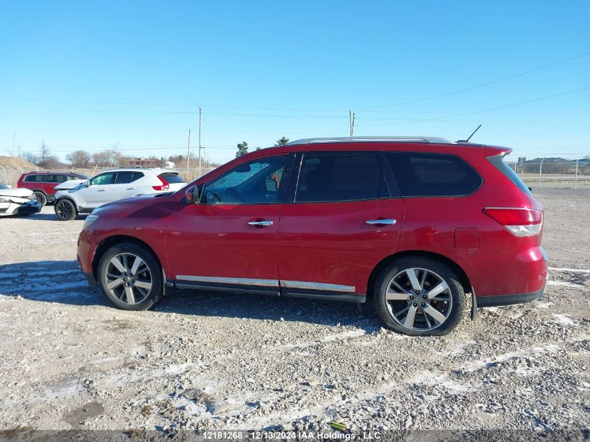 2013 Nissan Pathfinder S/Sv/Sl/Platinum VIN: 5N1AR2MM3DC601017 Lot: 12181268