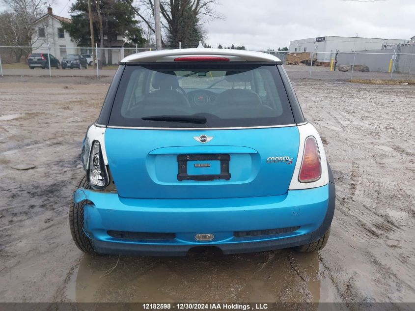 2003 Mini Cooper Hardtop VIN: WMWRE33433TD58253 Lot: 12182598