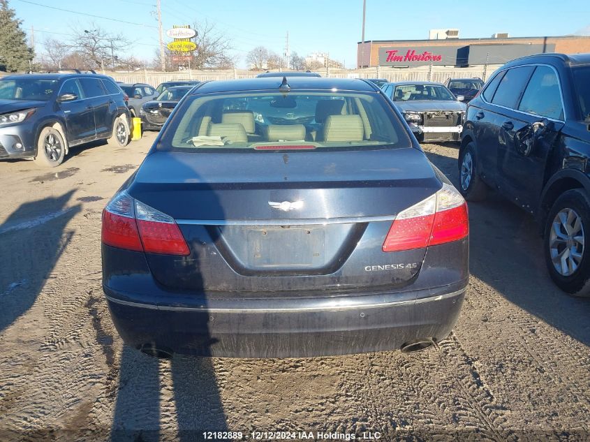 2009 Hyundai Genesis VIN: KMHGC46F09U045854 Lot: 12182889