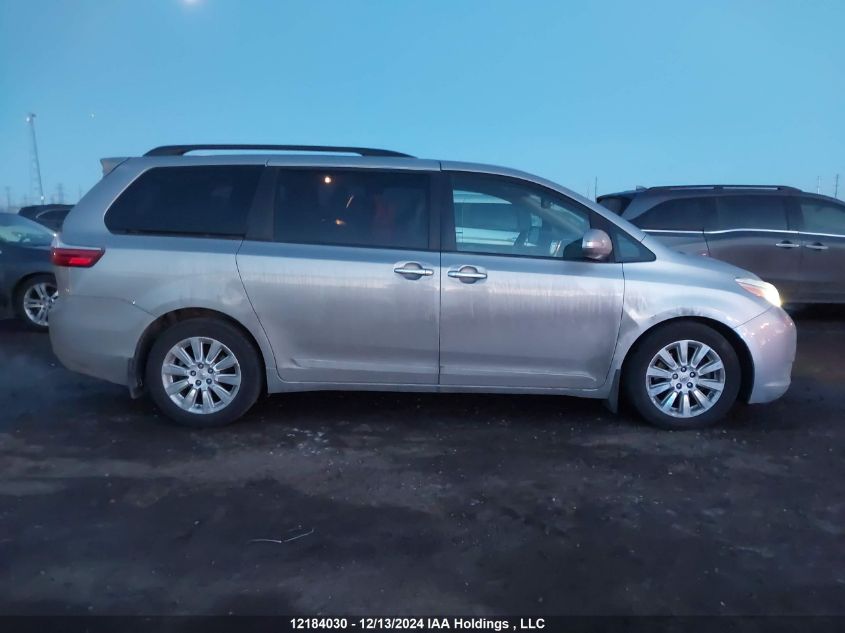 2015 Toyota Sienna Xle/Limited VIN: 5TDDK3DC2FS101225 Lot: 12184030