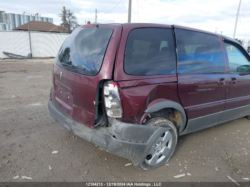 2007 Pontiac Montana Sv6 Sv6 VIN: 1GMDU03197D134076 Lot: 12184213