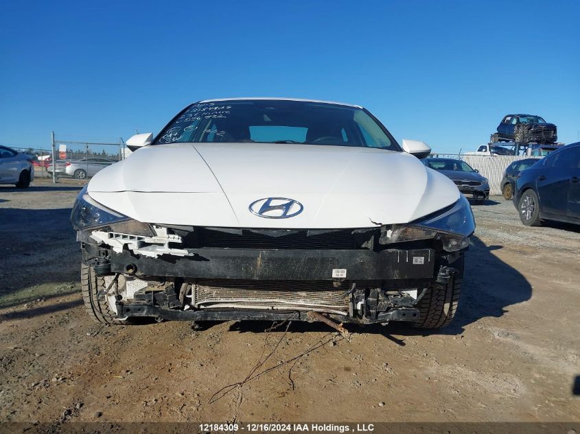 2023 Hyundai Elantra Sel VIN: KMHLM4AG1PU536572 Lot: 12184309