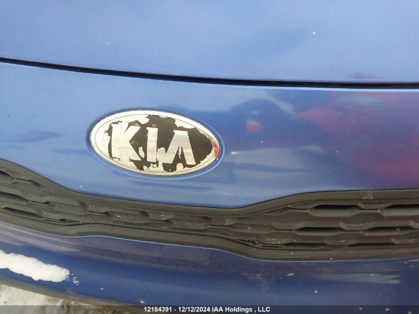 2013 Kia Rio VIN: KNADM5A34D6873827 Lot: 12184391