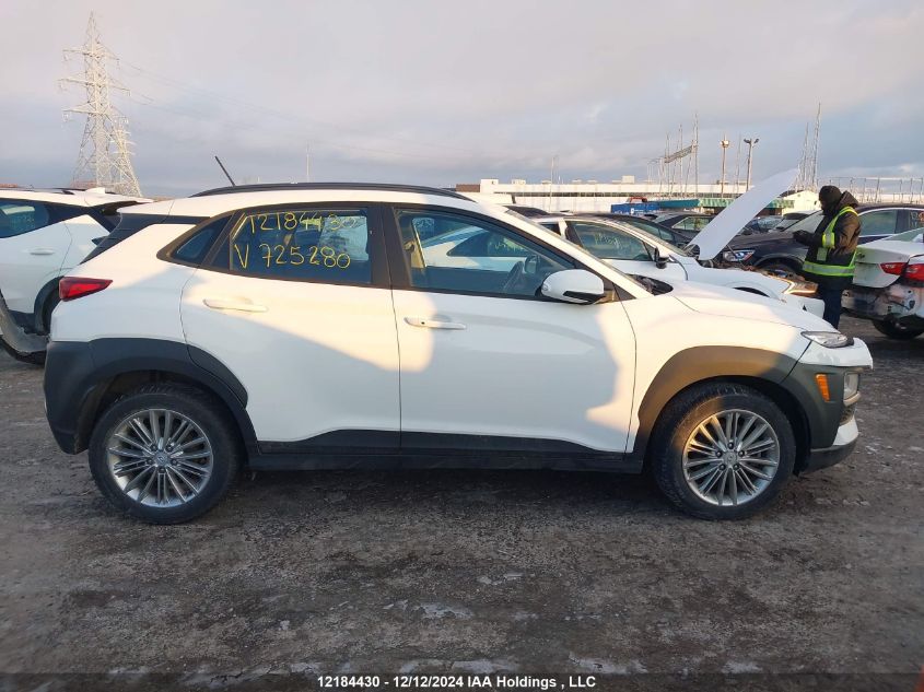 2021 Hyundai Kona Sel VIN: KM8K2CAA9MU725280 Lot: 12184430