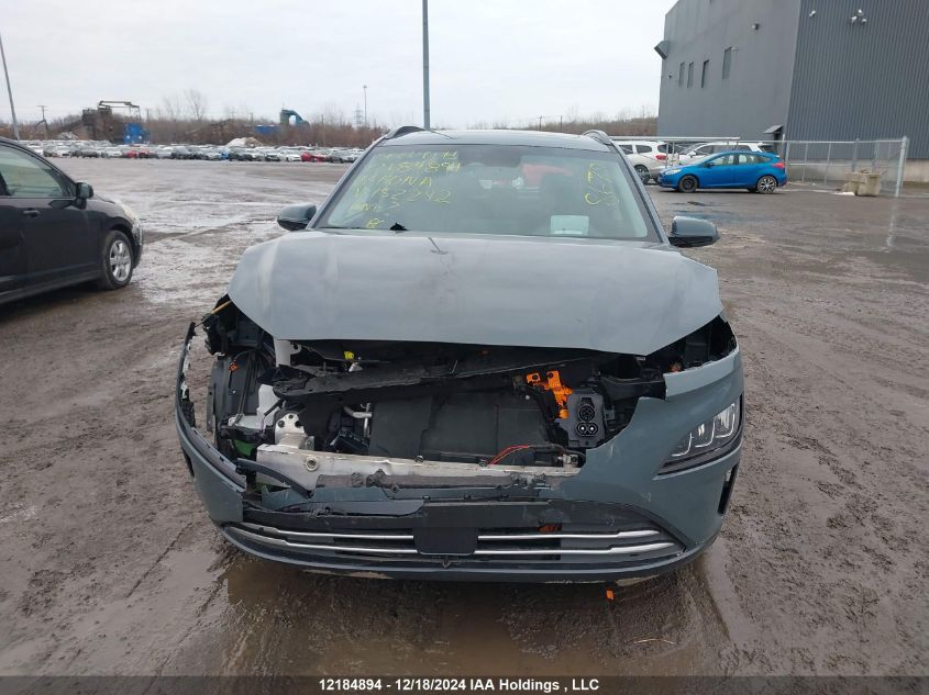 2022 Hyundai Kona Sel VIN: KM8K33AG2NU152242 Lot: 12184894