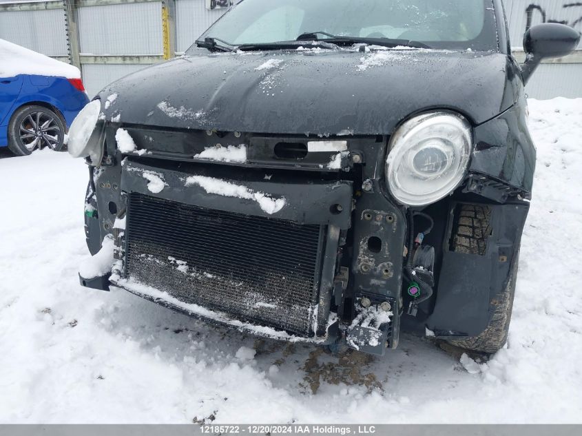 2013 Fiat 500 VIN: 3C3CFFBR0DT663012 Lot: 12185722