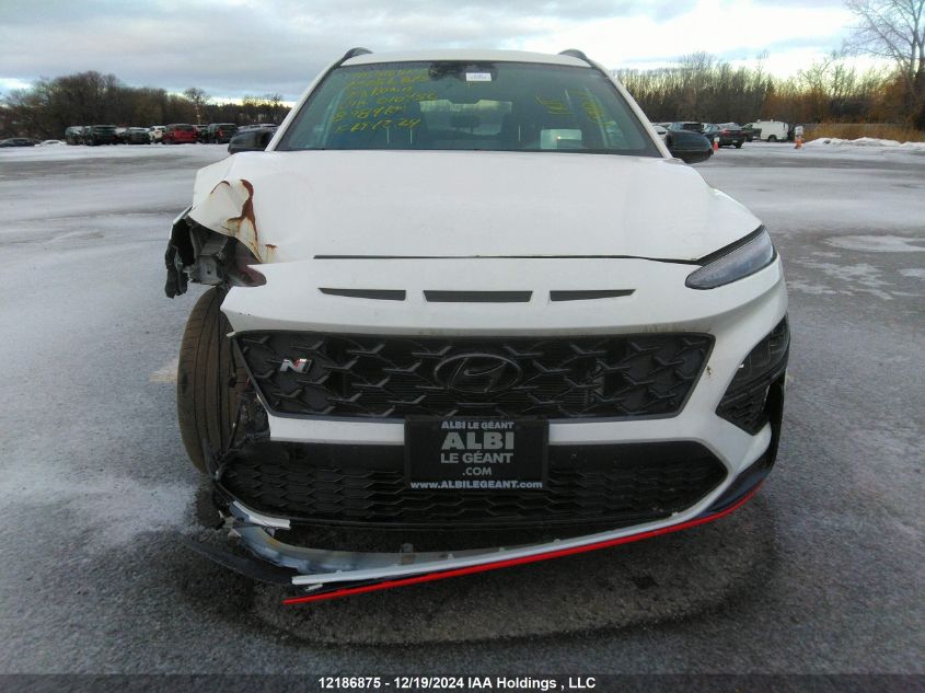 2023 Hyundai Kona N 2.0T VIN: KM8KH3AC0PU010456 Lot: 12186875