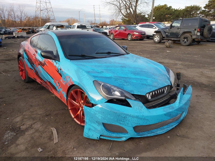 2012 Hyundai Genesis Coupe 2.0T VIN: KMHHT6KD4CU074270 Lot: 12187195