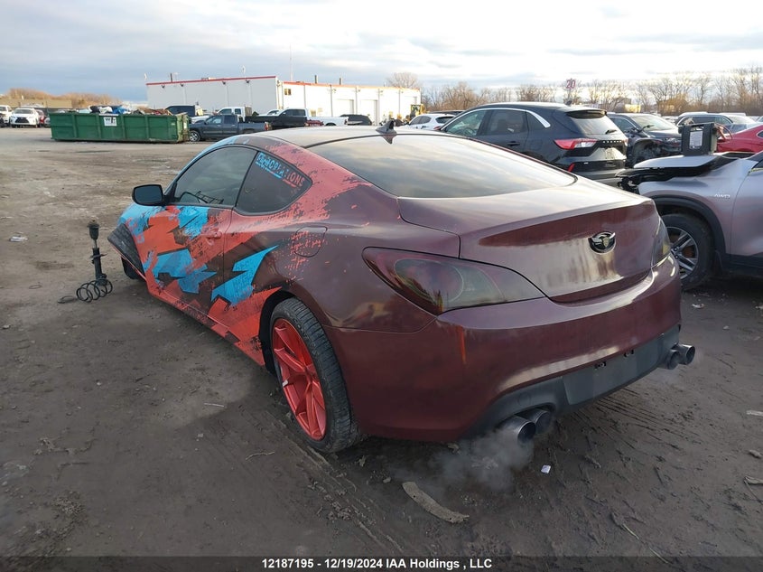 2012 Hyundai Genesis Coupe 2.0T VIN: KMHHT6KD4CU074270 Lot: 12187195