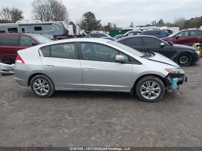 2010 Honda Insight VIN: JHMZE2H78AS800779 Lot: 12187438