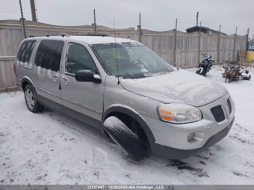 2009 Pontiac Montana Sv6 Sv6 VIN: 1GMDV23159D124365 Lot: 12187847