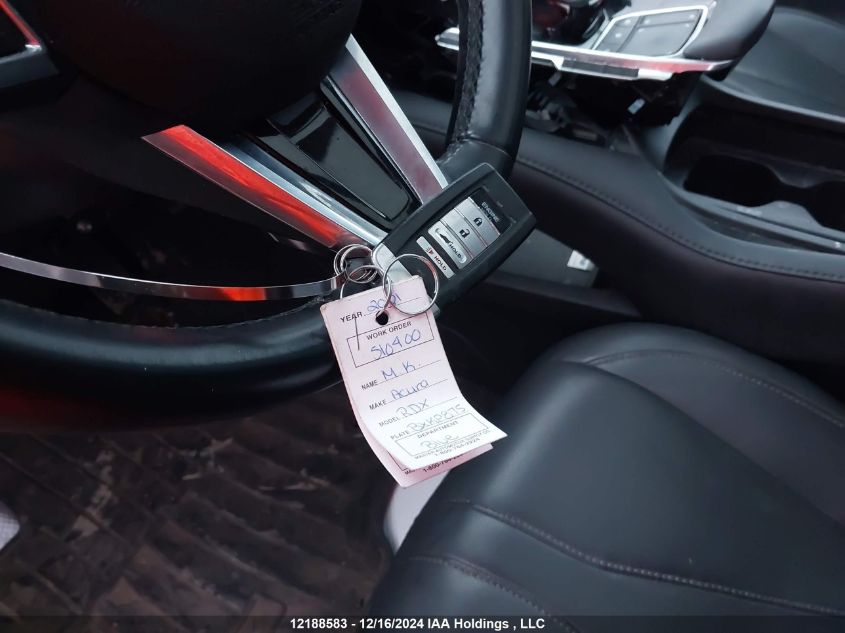 2021 Acura Rdx VIN: 5J8TC2H5XML803744 Lot: 12188583