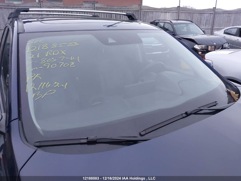 2021 Acura Rdx VIN: 5J8TC2H5XML803744 Lot: 12188583