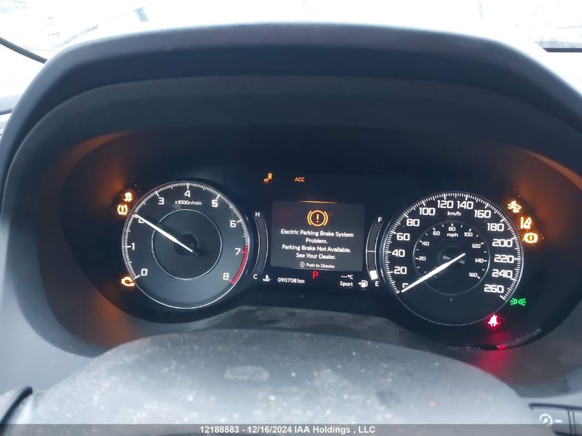 2021 Acura Rdx VIN: 5J8TC2H5XML803744 Lot: 12188583