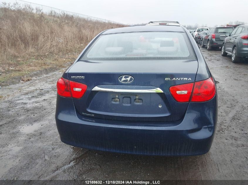 2010 Hyundai Elantra Blue/Gls/Se VIN: KMHDU4BD6AU957140 Lot: 12188632