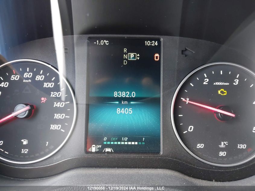 2024 Mercedes-Benz Sprinter Van VIN: W1W4KBHY7RP708966 Lot: 12190058