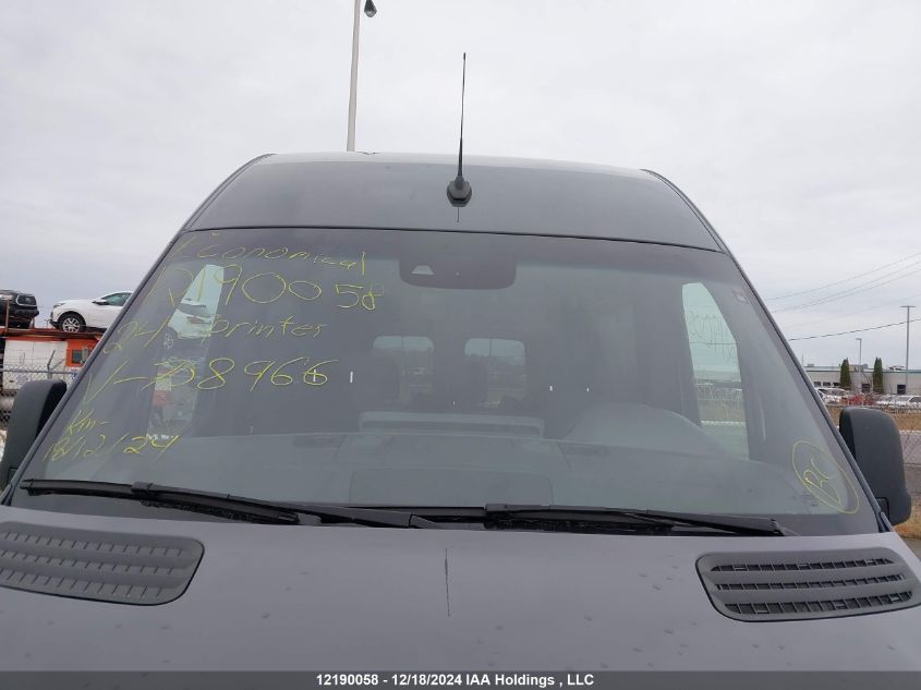 2024 Mercedes-Benz Sprinter Van VIN: W1W4KBHY7RP708966 Lot: 12190058