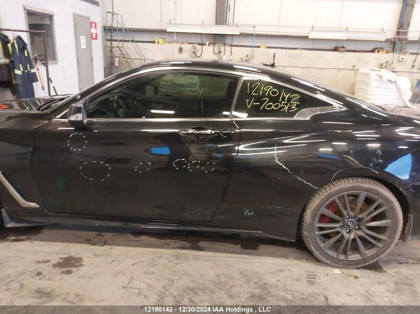 2017 Infiniti Q60 VIN: JN1FV7EL1HM700513 Lot: 12190142