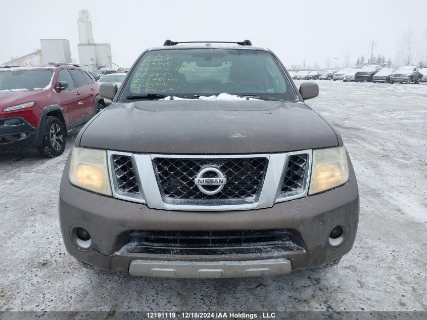 2008 Nissan Pathfinder Le/Se VIN: 5N1BR18B08C612635 Lot: 12191119