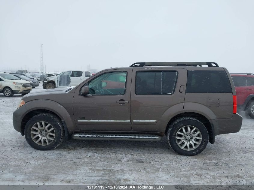 2008 Nissan Pathfinder Le/Se VIN: 5N1BR18B08C612635 Lot: 12191119