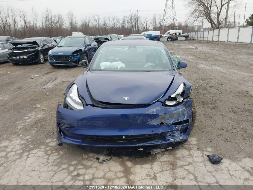 2022 Tesla Model 3 VIN: 5YJ3E1EA9NF258144 Lot: 12191528