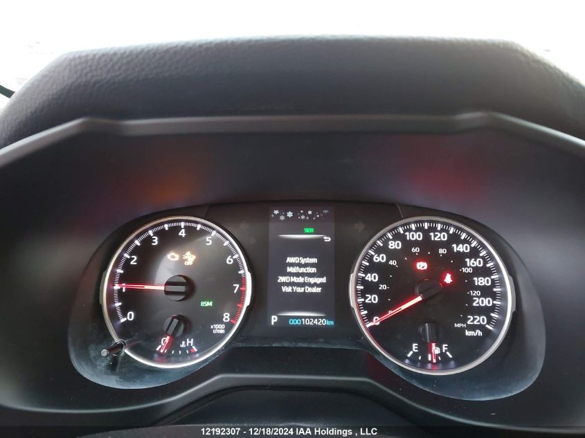 2020 Toyota Rav4 Le VIN: 2T3B1RFV3LC062250 Lot: 12192307