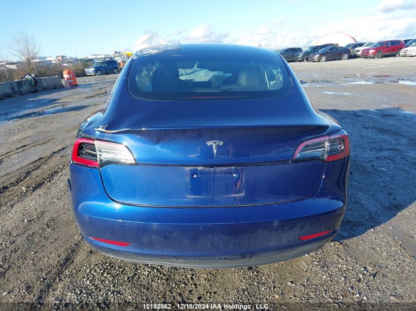 2022 Tesla Model 3 VIN: 5YJ3E1EA5NF258125 Lot: 12192562