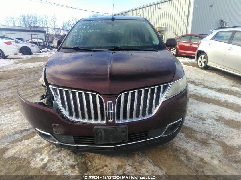 2011 Lincoln Mkx VIN: 2LMDJ8JK6BBJ27074 Lot: 12193824