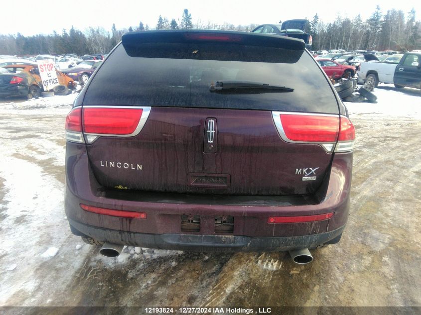 2011 Lincoln Mkx VIN: 2LMDJ8JK6BBJ27074 Lot: 12193824