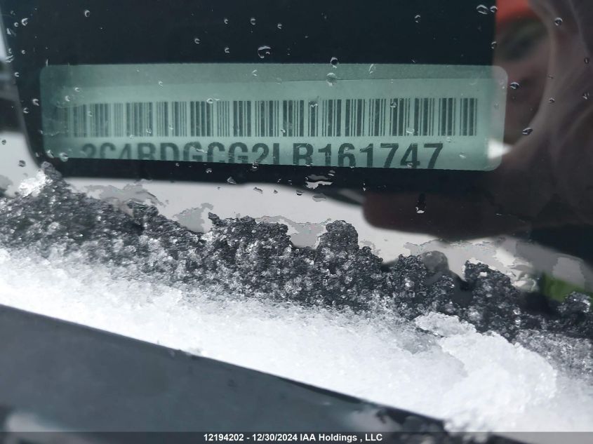 2020 Dodge Grand Caravan VIN: 2C4RDGCG2LR161747 Lot: 12194202