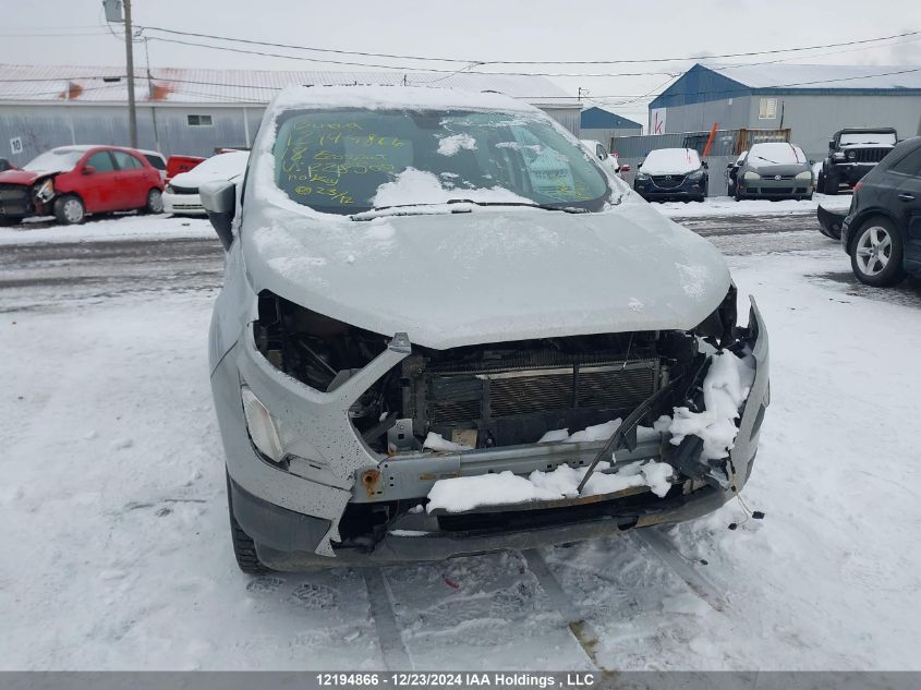 2018 Ford Ecosport Ses VIN: MAJ6P1CL8JC228500 Lot: 12194866