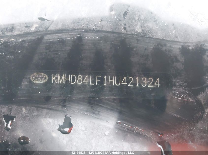 2017 Hyundai Elantra VIN: KMHD84LF1HU421324 Lot: 12196538