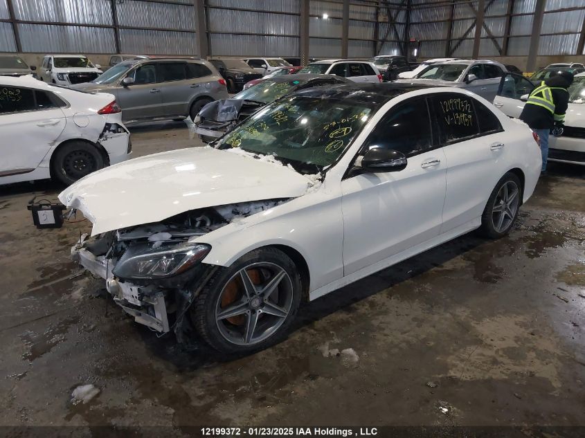 2016 Mercedes-Benz C 300 4Matic VIN: 55SWF4KB8GU131959 Lot: 12199372