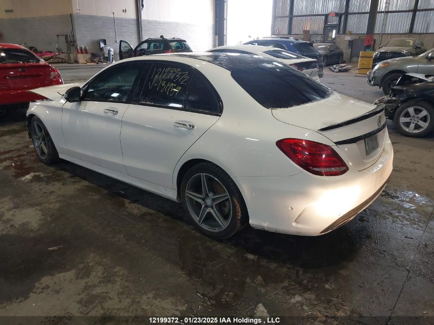 2016 Mercedes-Benz C 300 4Matic VIN: 55SWF4KB8GU131959 Lot: 12199372