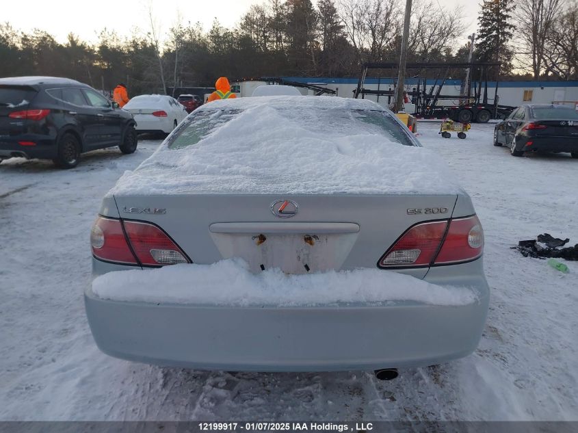 2002 Lexus Es 300 VIN: JTHBF30GX20032865 Lot: 12199917