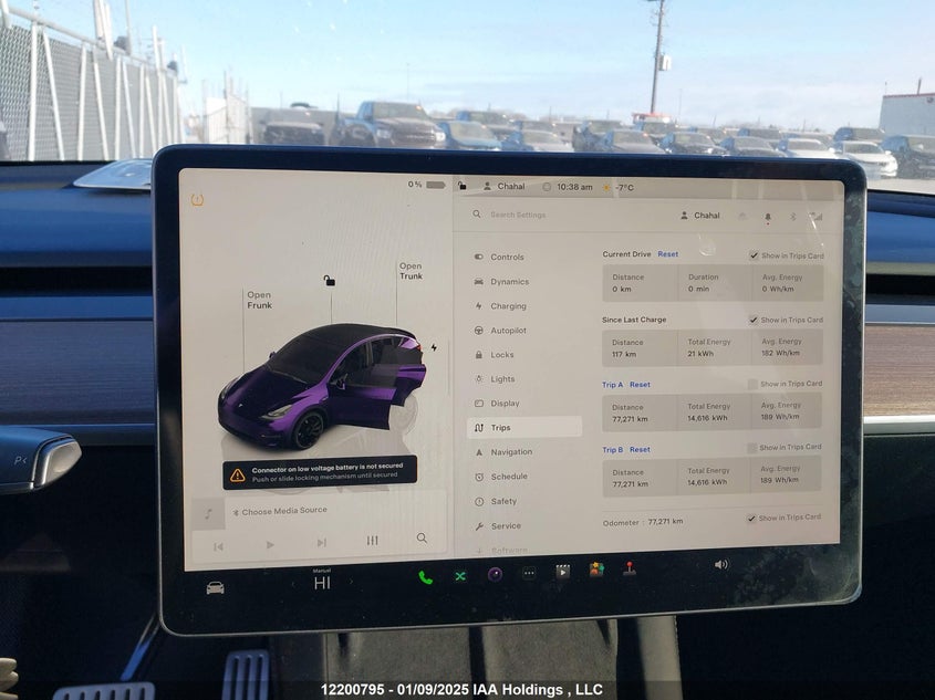 7SAYGDEF2NF515015 2022 TESLA MODEL Y photo no. 7