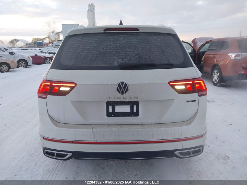 2022 Volkswagen Tiguan Highline R-Line VIN: 3VV4B7AXXNM136951 Lot: 12204382