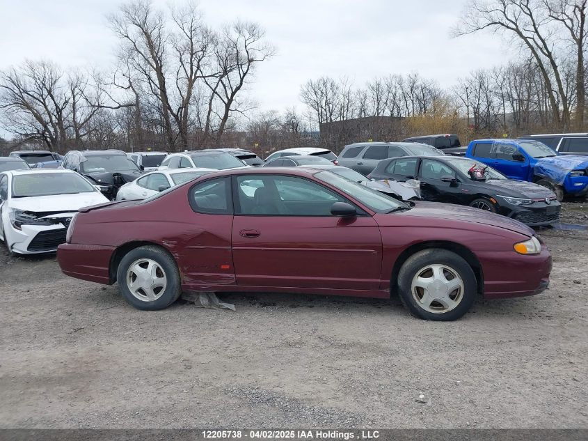 2000 Chevrolet Monte Carlo VIN: 2G1WX12K9Y9209936 Lot: 12205738