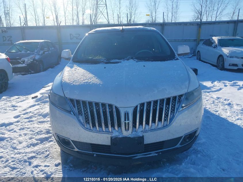 2011 Lincoln Mkx VIN: 2LMDJ8JK5BBJ00741 Lot: 12210315