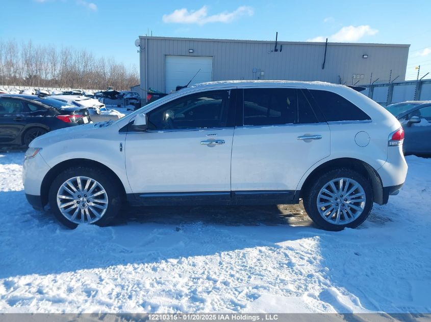 2011 Lincoln Mkx VIN: 2LMDJ8JK5BBJ00741 Lot: 12210315