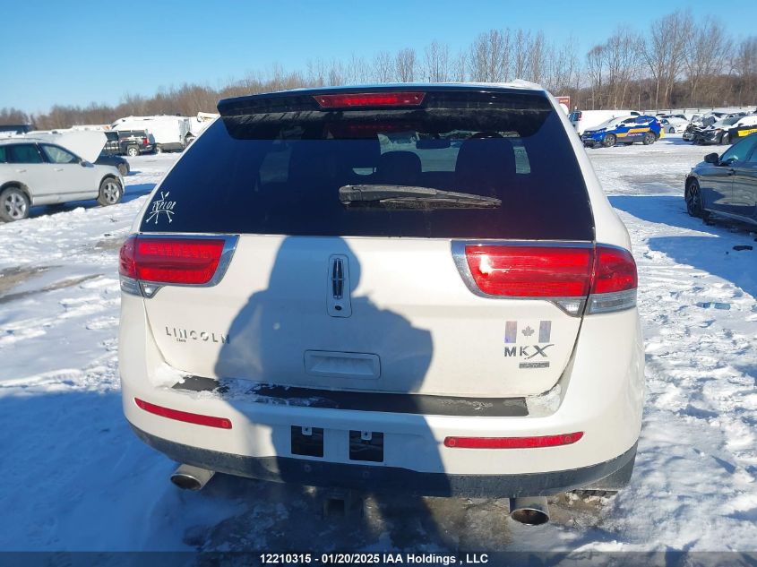 2011 Lincoln Mkx VIN: 2LMDJ8JK5BBJ00741 Lot: 12210315