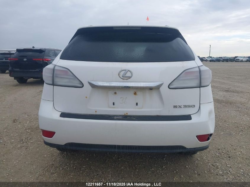 2011 Lexus Rx 350 VIN: 2T2BK1BAXBC113408 Lot: 12211657