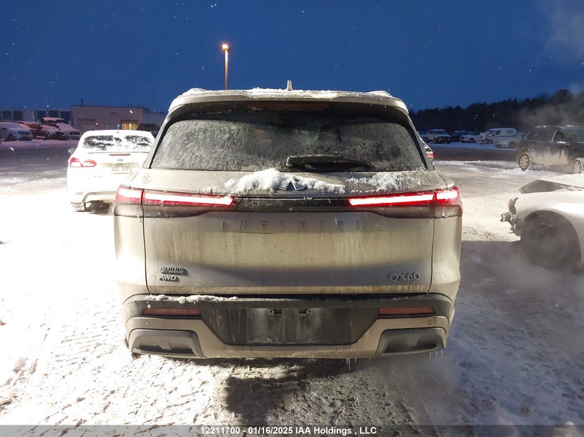 Image 16 of 2022 Infiniti QX60  salvage vehicle - Lot #12211700 at IAAI