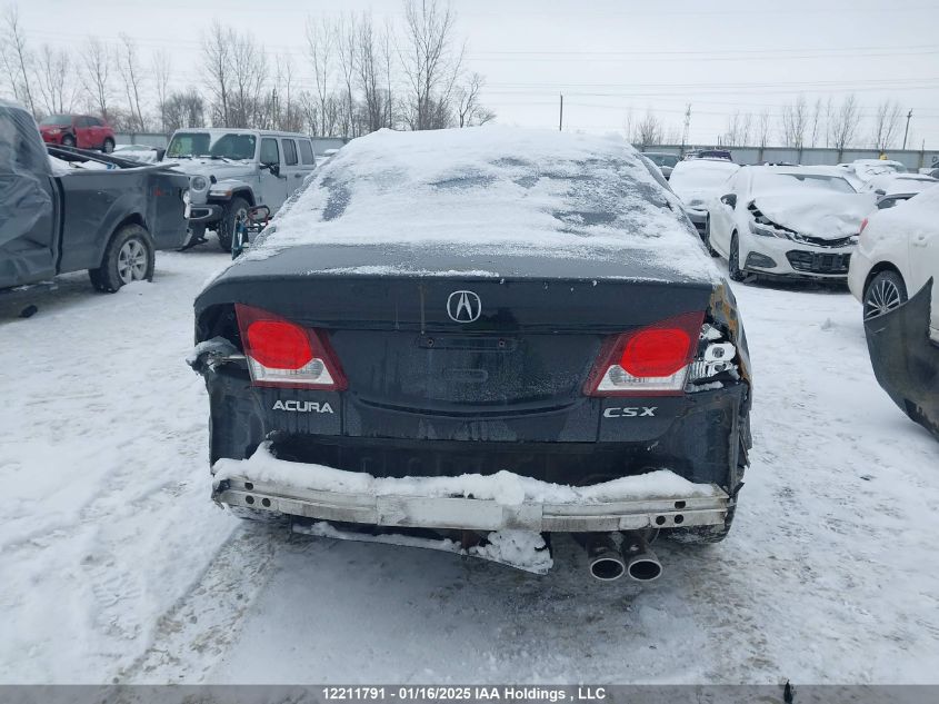 2009 Acura Csx VIN: 2HHFD56559H200957 Lot: 12211791