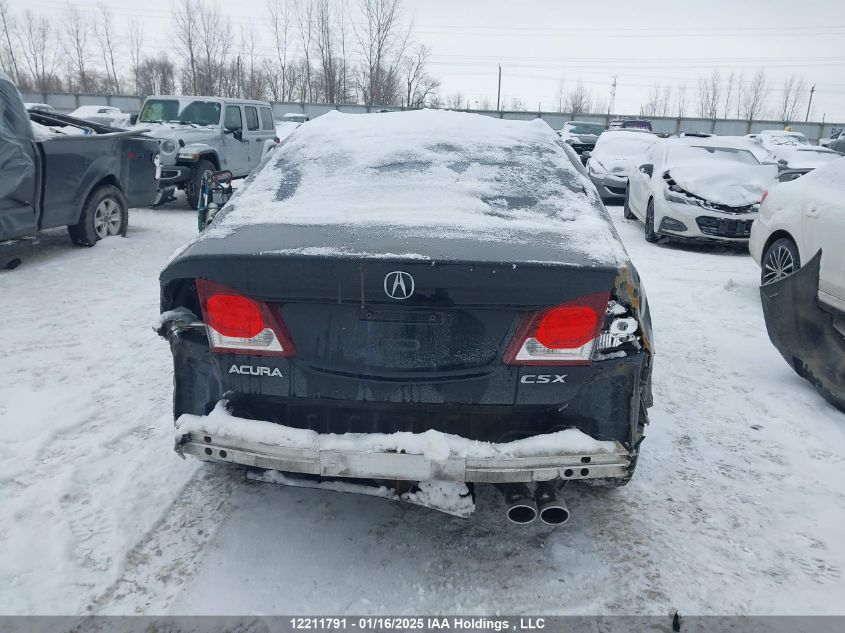 2009 Acura Csx VIN: 2HHFD56559H200957 Lot: 12211791