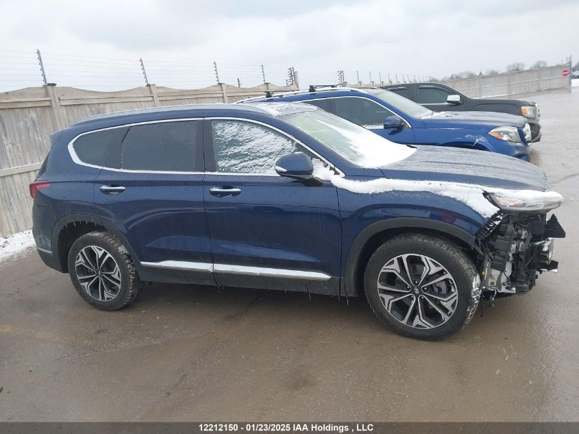 2019 Hyundai Santa Fe Ultimate 2.0 VIN: 5NMS5CAAXKH123424 Lot: 12212150