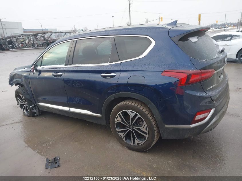 2019 Hyundai Santa Fe Ultimate 2.0 VIN: 5NMS5CAAXKH123424 Lot: 12212150