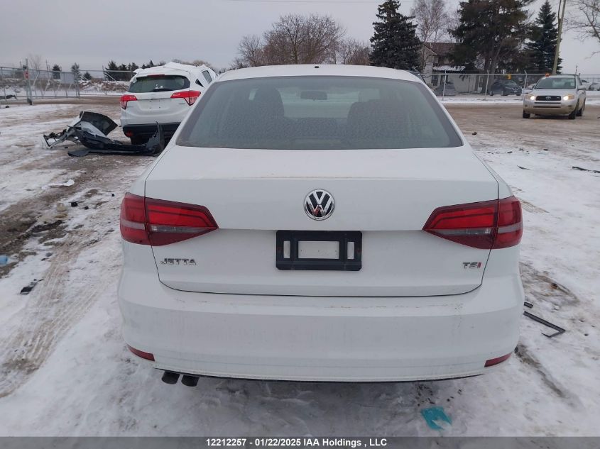 2017 Volkswagen Jetta Sedan VIN: 3VW2B7AJ5HM200803 Lot: 12212257