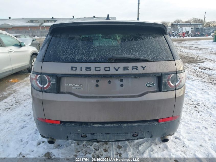 2016 Land Rover Discovery Sport VIN: SALCR2BG4GH630715 Lot: 12213754